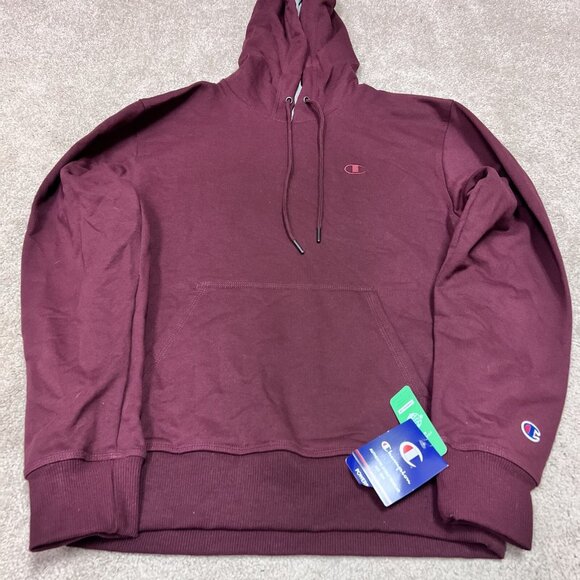 Champion Hoodie Men’s Red Long Sleeve Pullover Size Small NWT - Picture 5 of 11